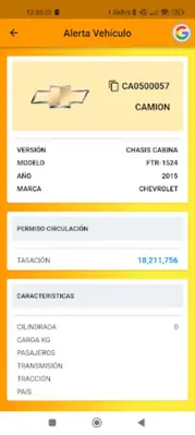 Alerta Vehículo android App screenshot 11