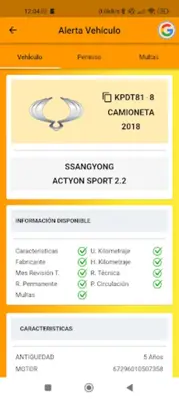 Alerta Vehículo android App screenshot 15